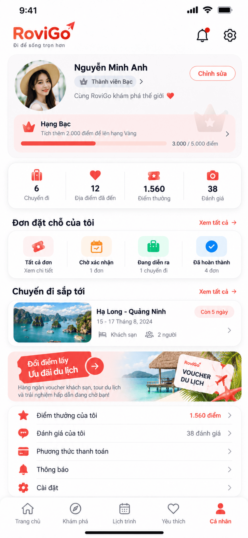 App du lịch - Booking Tour